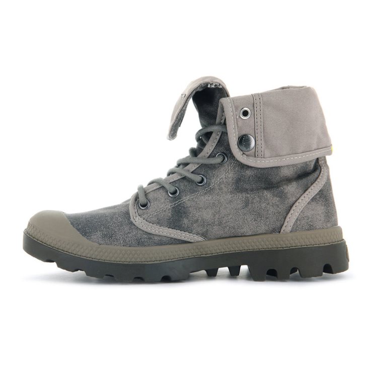 Dámské Boty Palladium Pampa Baggy WAX Šedé | CZ BSW-13K